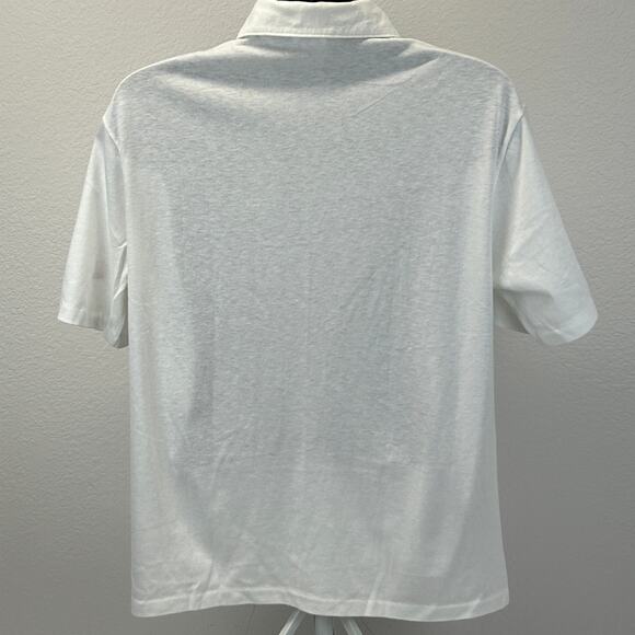 Vintage 90s Texaco Polo Shirt Additive Company Gas Oil White Mens XL X-Large - Picture 3 of 9